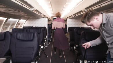 Ariel Demure – Trans Stewardess Scene | GenderXFilms
