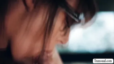 Shemale Stepmother Licks and Barebacks Her TS Stepdaughter